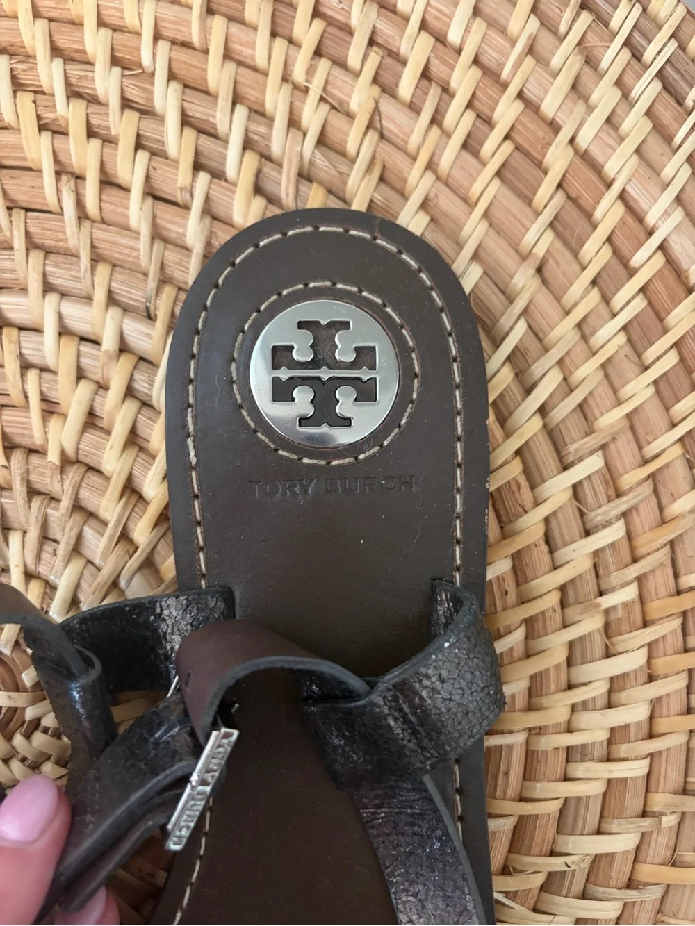 Tory Burch size 10 Gladiator Sling back sandals